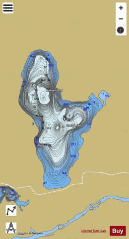 Greig Lake depth contour Map - i-Boating App