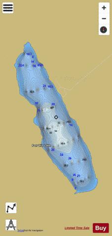 Parr Hill Lake depth contour Map - i-Boating App
