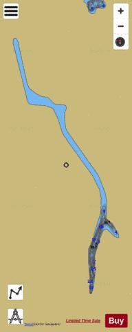 Spc Pond G depth contour Map - i-Boating App