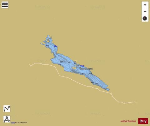 Finlayson depth contour Map - i-Boating App