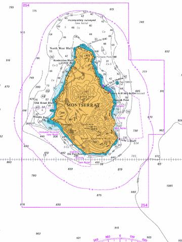Montserrat Marine Chart - Nautical Charts App