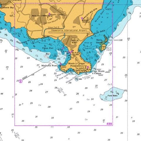 B  Vieux Fort Marine Chart - Nautical Charts App