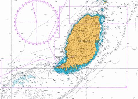 Grenada Marine Chart - Nautical Charts App