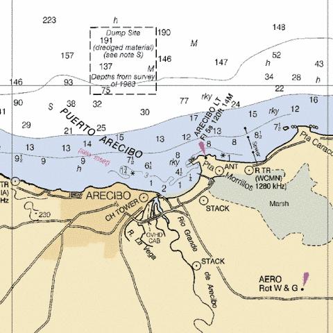 PUERTO ARECIBO Marine Chart - Nautical Charts App