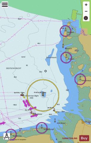 Nordfriesische Inseln and Helgolaender Bucht Marine Chart - Nautical Charts App