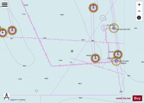 OWP DanTysk southern part Marine Chart - Nautical Charts App