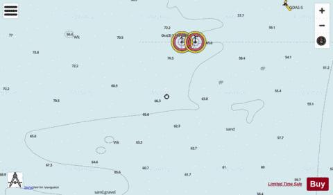 OWP Butendiek southern part Marine Chart - Nautical Charts App