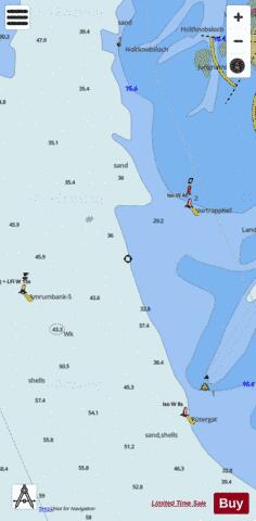 Waters southwest of Amrum Marine Chart - Nautical Charts App