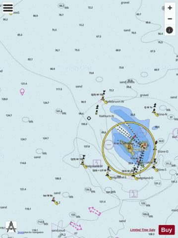 Helgoland Approach Marine Chart - Nautical Charts App