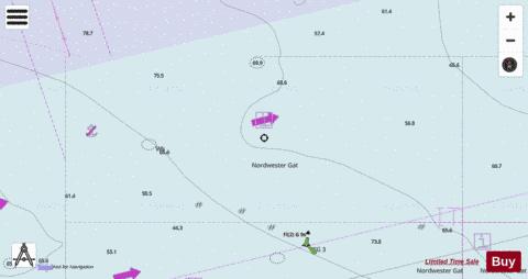 Nordwester Gat Marine Chart - Nautical Charts App