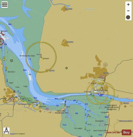 Emden Approach Marine Chart - Nautical Charts App