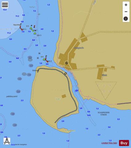 Schaprode Marine Chart - Nautical Charts App
