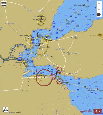 Peenestrom / Der Strom Marine Chart - Nautical Charts App