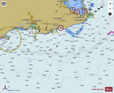 Aproches de Cartagena Marine Chart - Nautical Charts App