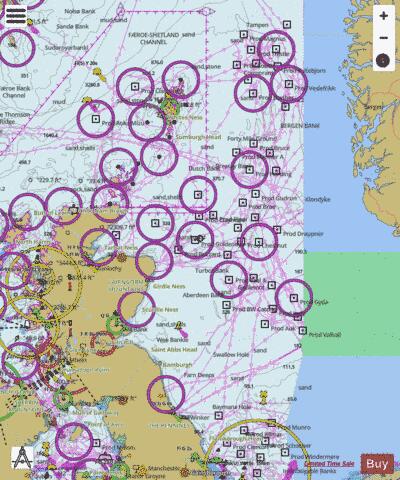 North Sea - Frigg Gas Field to Farne Islands Marine Chart - Nautical Charts App