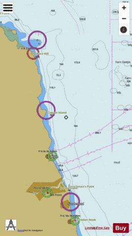 Beadnell Point to the River Tyne Marine Chart - Nautical Charts App