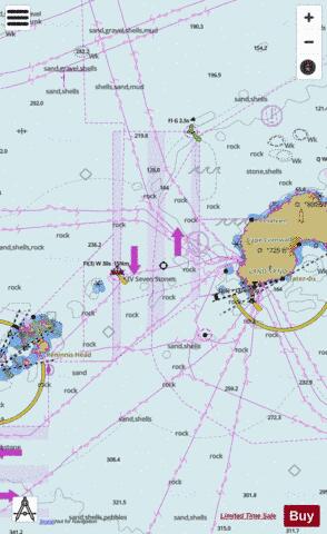England - West Coast - Isles of Scilly to Land's End Marine Chart - Nautical Charts App