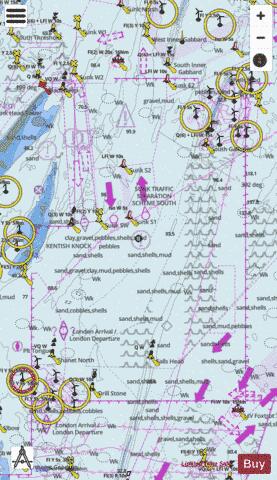 England - East Coast - Thames Estuary - Outer Part Marine Chart - Nautical Charts App