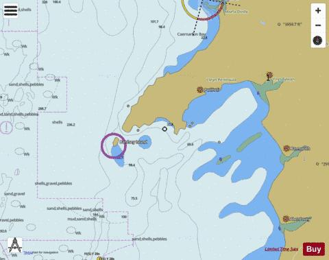 Wales - West Coast - Cardigan Bay - Northern Part Marine Chart - Nautical Charts App