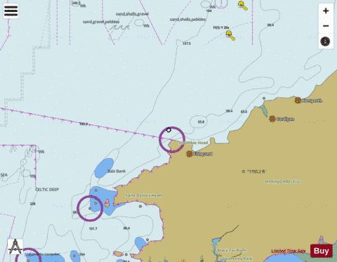 Wales - West Coast - Cardigan Bay - Southern Part Marine Chart - Nautical Charts App