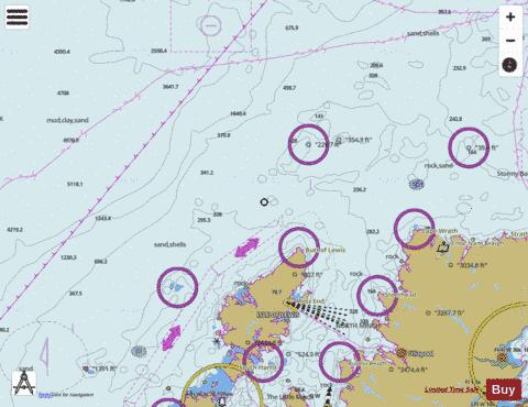 Scotland - North Coast - Flannan Isles to Rona Marine Chart - Nautical Charts App
