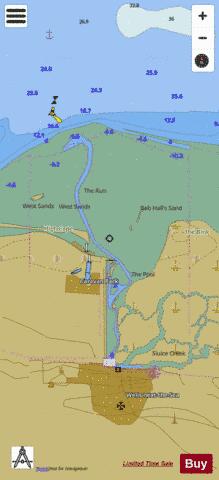 Wells-Next-The-Sea Marine Chart - Nautical Charts App