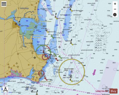 Republic of Ireland - East Coast - Rosslare Europort and Western Harbours with Approaches Marine Chart - Nautical Charts App