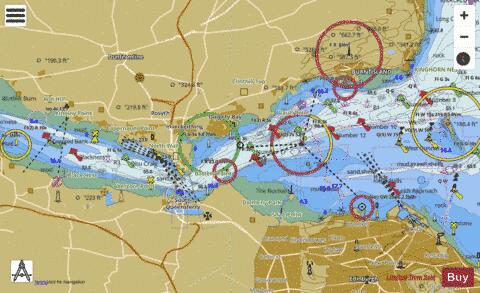 Granton and Burntisland to Rosyth Marine Chart - Nautical Charts App