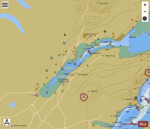 Scotland - Cromarty Firth - Invergordon to Dingwall Marine Chart - Nautical Charts App