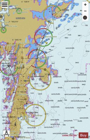 Shetland Islands - Moul of Eswick to Helli Ness Marine Chart - Nautical Charts App