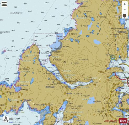 Shetland Islands - Ronas Voe Marine Chart - Nautical Charts App