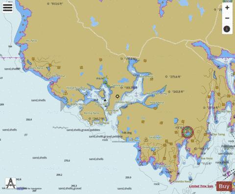 Shetland Islands - Vaila Sound and Gruting Voe Marine Chart - Nautical Charts App