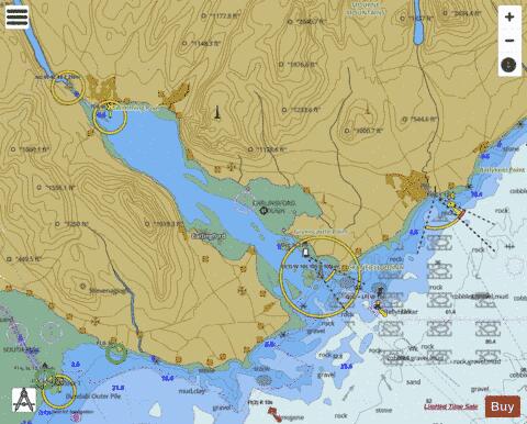 Northern Ireland - Carlingford Lough Marine Chart - Nautical Charts App