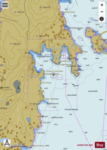 ENC CELL - Shetland Islands - Sand Wick and Hos Wick Marine Chart - Nautical Charts App