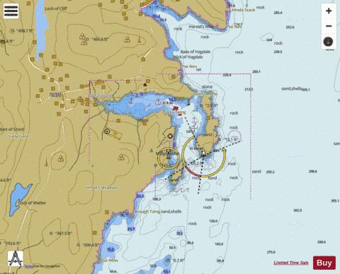 ENC CELL - Shetland Islands - Balta Sound Marine Chart - Nautical Charts App