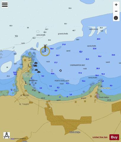 ENC CELL - Wales - West Coast - Porth Dinllaen Marine Chart - Nautical Charts App