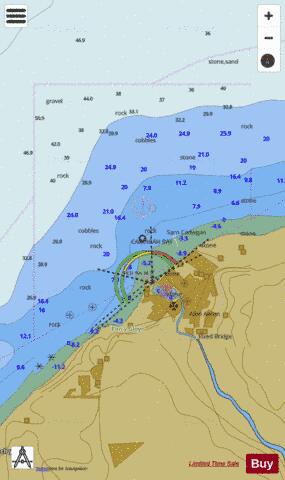 ENC CELL - Wales - West Coast - Aberaeron Marine Chart - Nautical Charts App