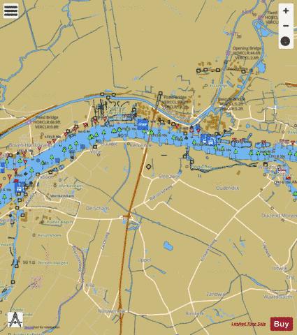 Inland Waterways : 1R5BO953 Marine Chart - Nautical Charts App