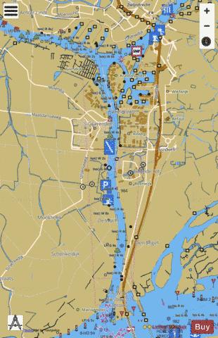 Inland Waterways : 1R5DK980 Marine Chart - Nautical Charts App