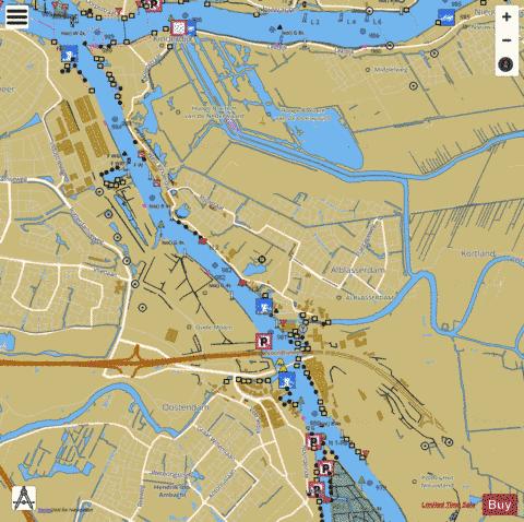 Inland Waterways : 1R5NO980 Marine Chart - Nautical Charts App