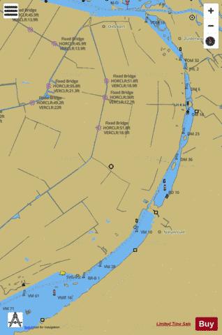 Inland Waterways : 1R5RM001 Marine Chart - Nautical Charts App