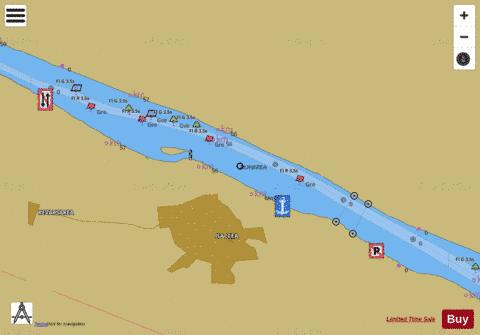 Sulina Canal (Mm47-Km175) : 3R7D0052 Marine Chart - Nautical Charts App