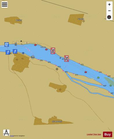 Sulina Canal (Km610-Km845) : 3R7D0670 Marine Chart - Nautical Charts App