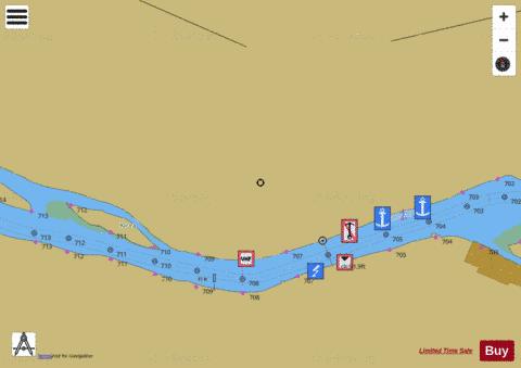 Sulina Canal (Km610-Km845) : 3R7D0703 Marine Chart - Nautical Charts App