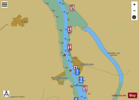 Sulina Canal (Km845-Km1075) : 3R7D0871 Marine Chart - Nautical Charts App