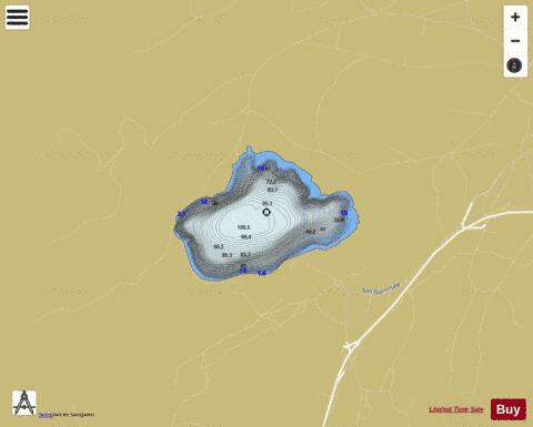 Barmsee depth contour Map - i-Boating App