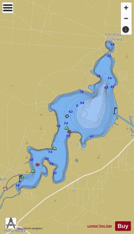 Neuendorfer depth contour Map - i-Boating App