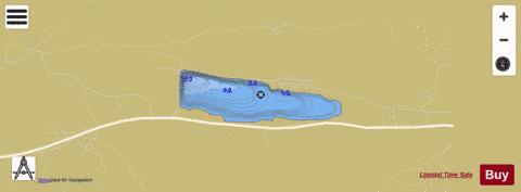 Stallauer Weiher depth contour Map - i-Boating App