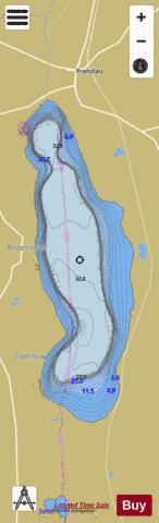 Unteruckersee depth contour Map - i-Boating App