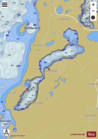 Vierer See depth contour Map - i-Boating App